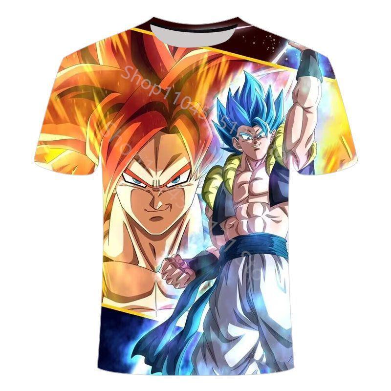 2026 Stylish Summer Dragon Ball Super Men's Tee Casual Anime Kids