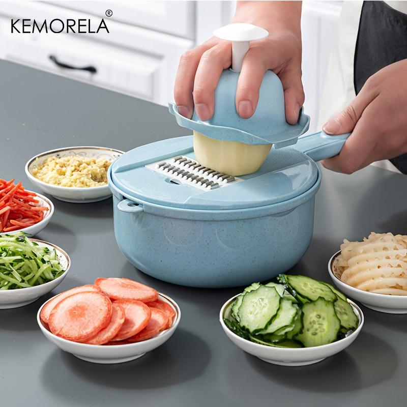 Vegetable Chopper Multifunctional Grater Cutter Kitchen Accessories Manual Fruit Slicer Potatos Shredders Cheese Onions Slicers