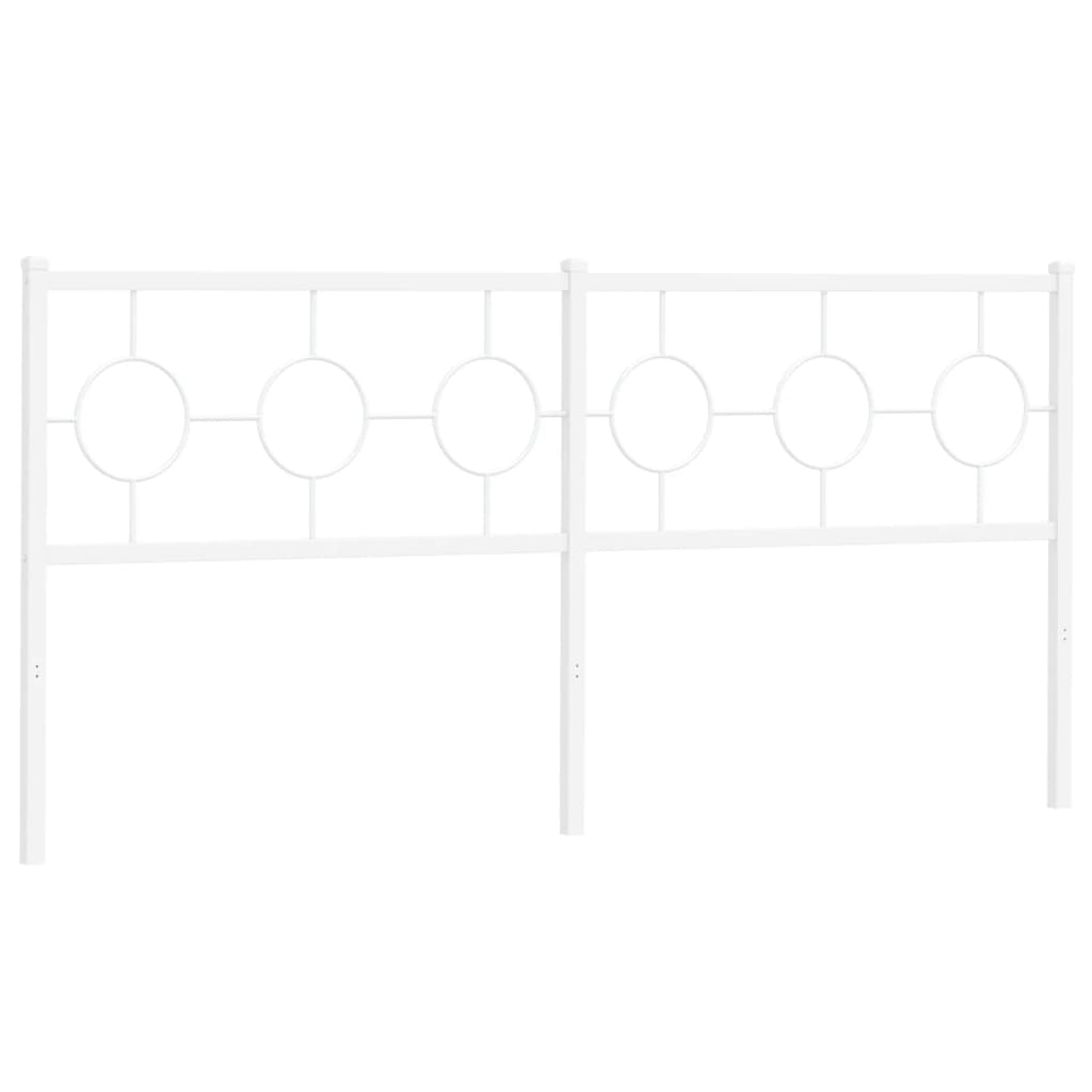 Replacement Headboard Metal White 180 Cm