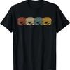 Costume Rétro Vintage Cheeseburger T-shirt pour Amateurs de Hamburgers