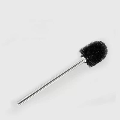Spazzolino da WC in Acciaio Inossidabile Nero Manico Lungo Spazzola per la Pulizia del WC Strumento per la Pulizia del Bagno per