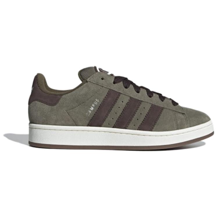 Adidas Campus 00s Olive Strata Dark Brown Men Sneakers Green Cloud-White ID1418