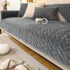 Plush Sofa Cushion Winter Cream Wind Milk Suede Sofa Cover All-Inclusive Full Cover Towel Cover Cloth Non-Slip Seat Cushions