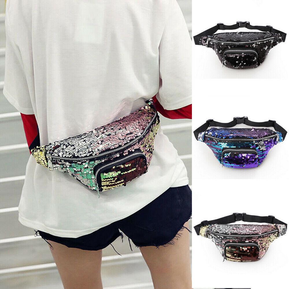 glitter bum bag