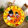 Dragon Ball round Area Rug Non-Slip Washable Soft Circle Carpet for Living Room Bedroom Home Decor