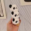 Charming Plush 15cm Panda Backpack Pendant Colorful Keychain Cute Gift For Children