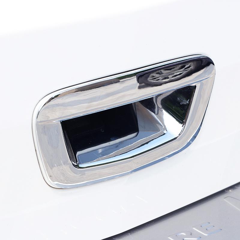 Fit For 2014 2015 2016 Chevrolet Trax Tracker Chrome Rear Trunk Boot Door Lid Cover Trim Tailgate Strip Accessories Sticker 1pcs