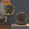 1 Stück Riesenrad Eisenornament Schreibtisch Heimdekoration Innen Außen Kreatives Himmelsrad Handwerk Verzierungs Schreibtischornament