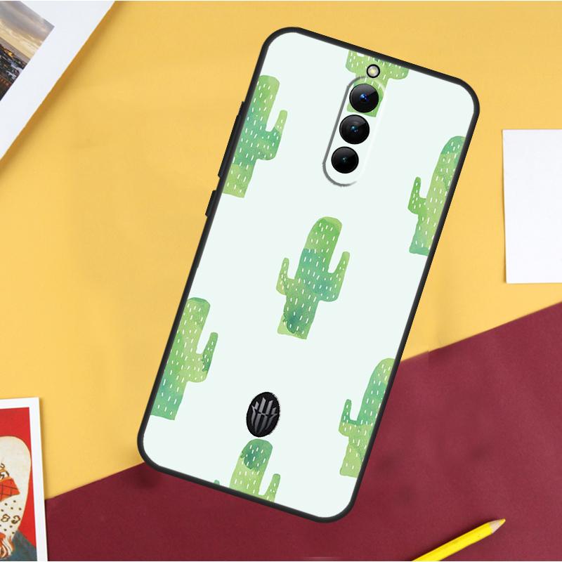 Plant Cactus Case For ZTE Nubia Red Magic 11 Pro 9 8 8S 9S 10S 10 Pro Plus 6R 6 7 6S 7S Pro 10 Air Cover