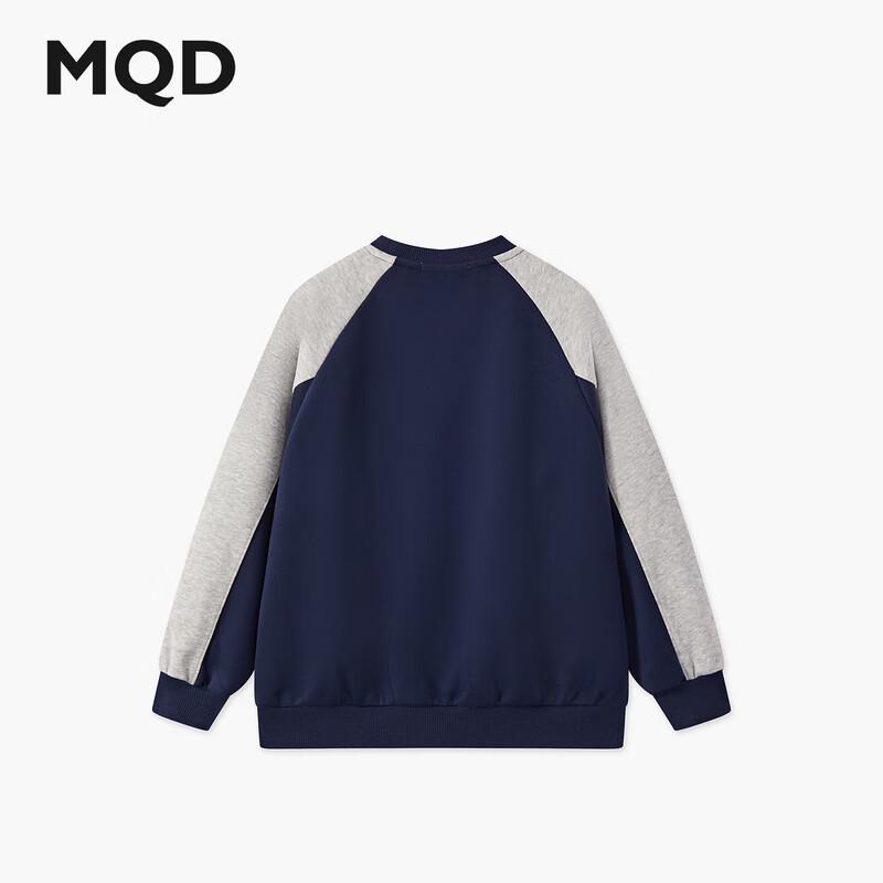 

MQD Boys Color Block Raglan Sleeve Letter Sweatshirt 120