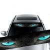 3D Autoaufkleber Wolfsaugen und Totenkopfmuster für Frontscheibe Auto Heckscheibe Sonnenschutz Vinyl Aufkleber Coole Tier Dekoration