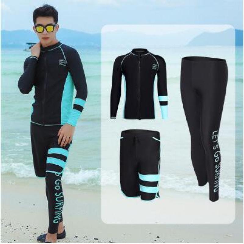 Women's Quick-Dry Two-Piece Snorkeling Wetsuit with Sun Protection and Jellyfish Guard