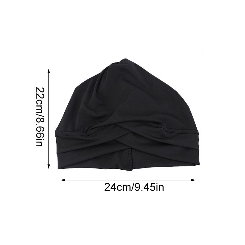 1Pc Solid Color Extra Long Tube Hijab New Women Indian Headwrap Magic Turban Head Wrap Polyester & Spandex