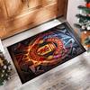 Manchester United Geprint Flanellen Vloerkleed Niet-Glijdend Zacht Polyester Vloerkleed Binnen Decoratie Mat voor Slaapkamer Woonkamer Bank