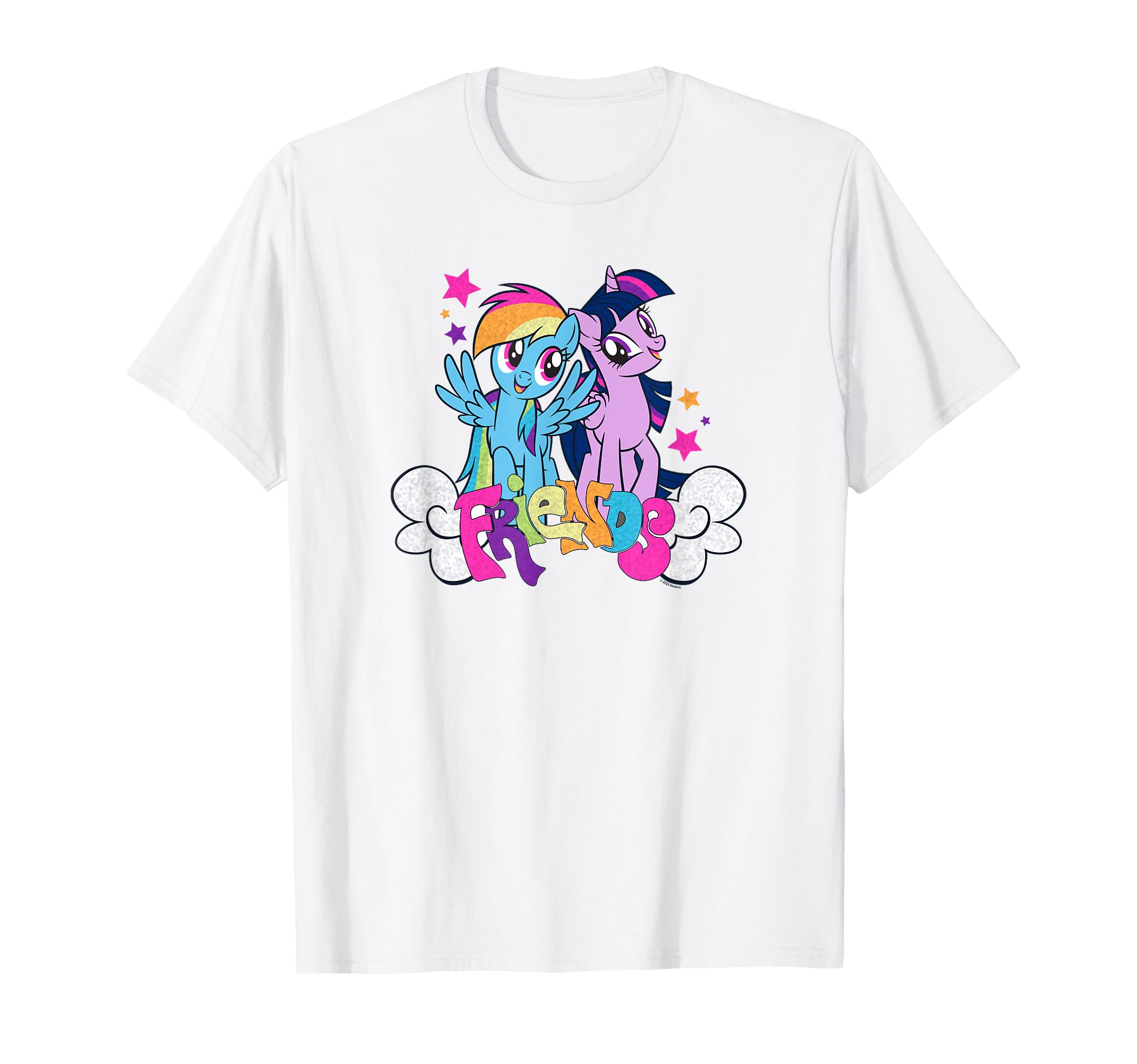Моя Маленькая Дружба — это Волшебство Радуга Твайлайт Друзья Пони Футболка синий