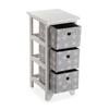 Meuble De Salle De Bain - VERSA - Starfish - Bois - Gris - 58 X 29 X 23 Cm