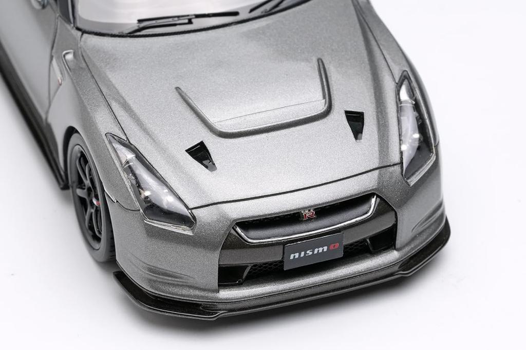 Makeup EIDOLON Scale Nissan R35 CRS 2008 Dark Metal Gray Finished Model EM703 1/43 GT-R (NISMO Version)