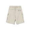 Li Ning X Jackie Chan Kollaboration Sport Lifestyle Serie Mehrere Taschen Einfarbige Lockere Sportshorts Herrenshorts Haferflocken-Grau AKSR685-2