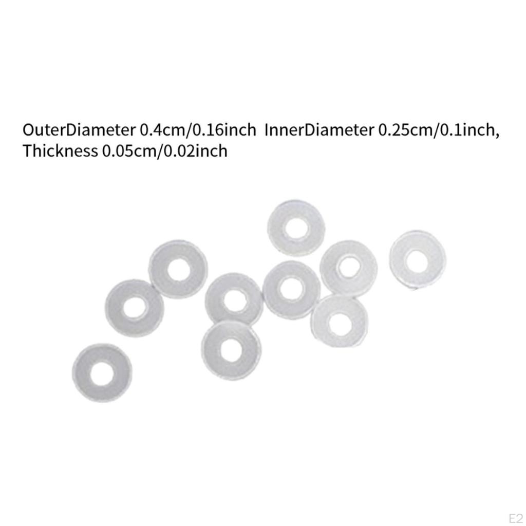 10 Badminton Grommets Eyelets for Racket Stringing Tools Nylon Accessories