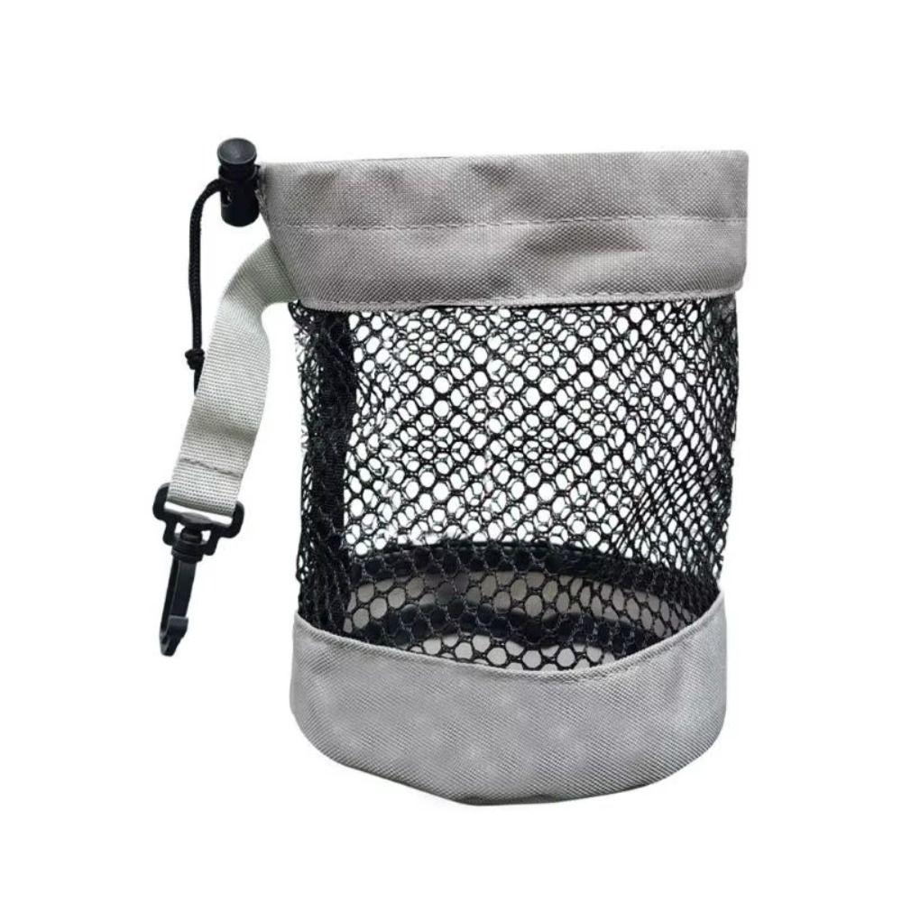 Portable Mesh Golf Ball Pouch Drawstring Closure Golf Net Bag Golf Ball Holder  Golf Accessories