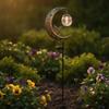Hummingbird Moon Solar Garden Stake Light Waterproof for Lawn