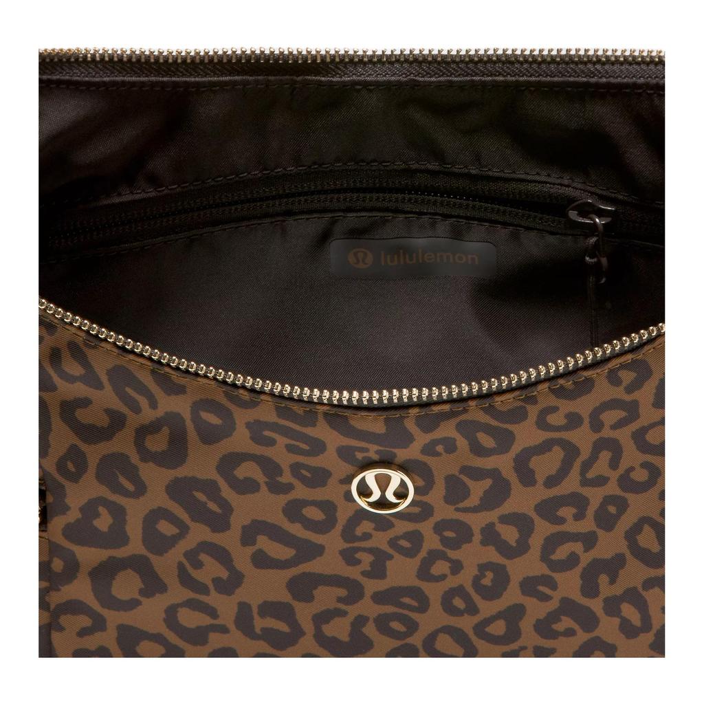 Lululemon Slouchy Sling 6L Adjustable Shoulder Strap Nylon Shoulder Bag Women Bags Brown LU9DEXS-071825