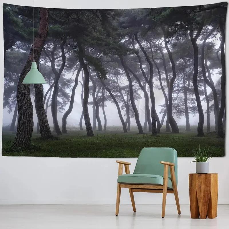 Forest Waterfall Decorative Tapestry Office Living Room Decor Home Wall Tapestry