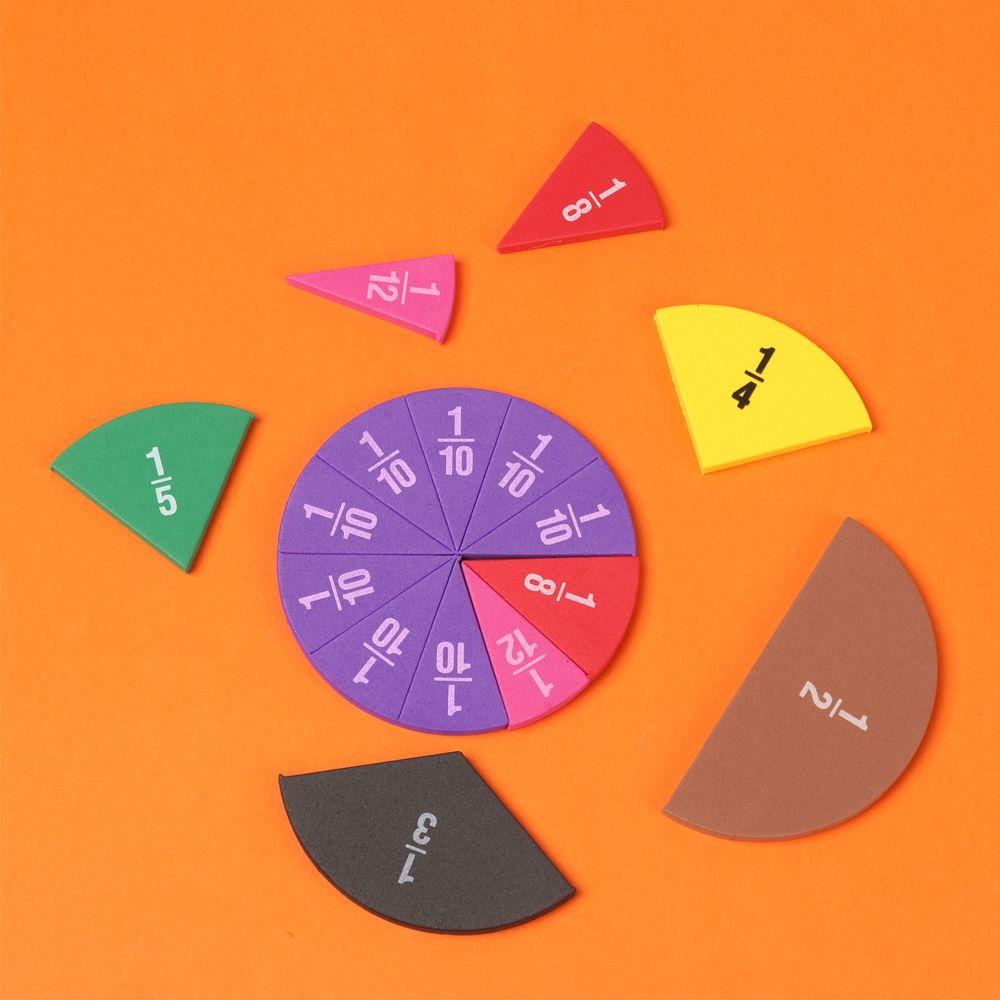 Math Teaching Toy Montessori Educational Fraction Instrument Demonstrator Fraction Educational