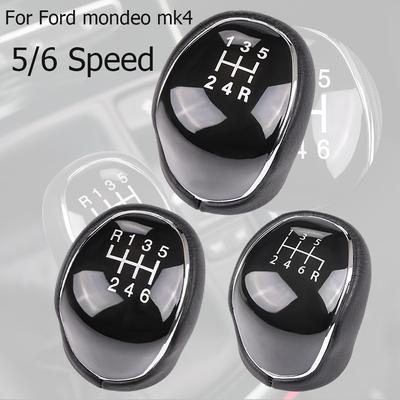 For Ford Mondeo Mk4 Car Gear Lever Car Accessories Gear Shift Knob 5/6 Speed Shift Knob For Ford Focus Mk2 Auto Accessories