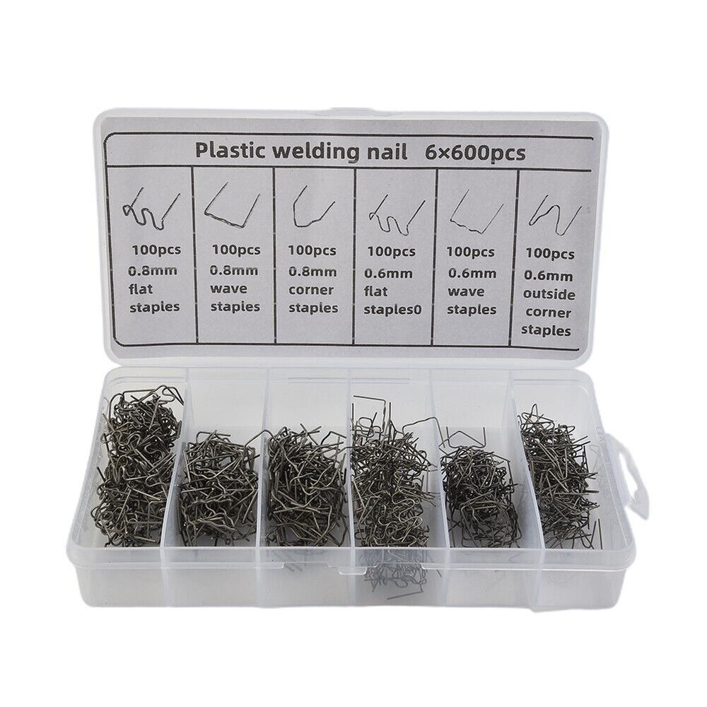 

600 шт. Скоби для гарячого степлера для зварювального апарату для пластику, машини для ремонту автомобільського пластику