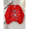 European sizes Girls Soft Crewneck Sweatshirt Colorful Butterfly & Floral Print Pattern, Casual All-Match, Ideal Holiday Present