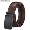Business Casual Automatic Belt Twill Buckle Genuine Leather Belt Two-layer Cowhide Work Stick