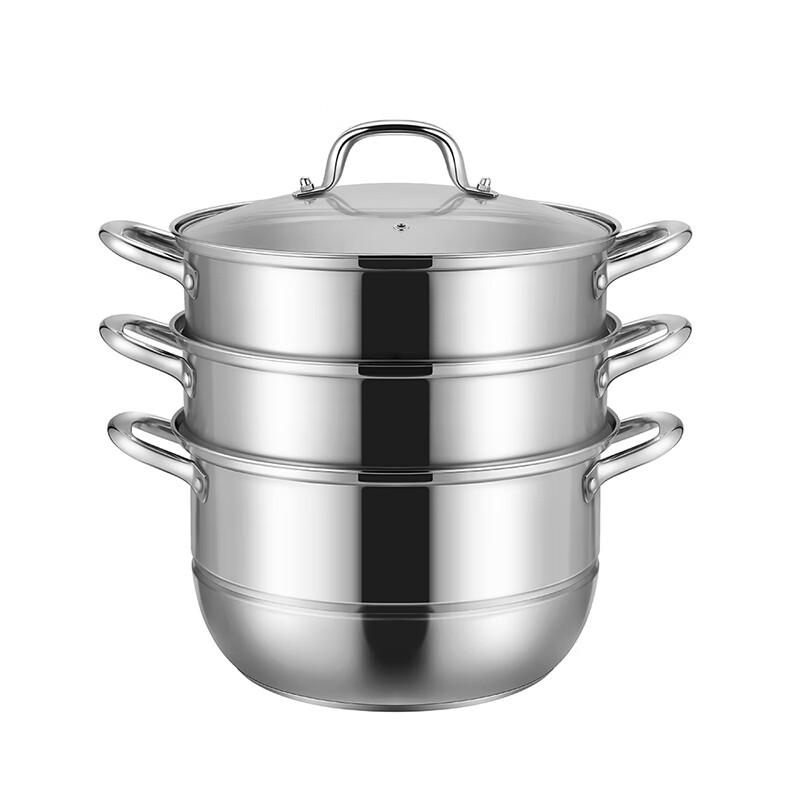 DESLON Multi-purpose 3-Layer Stainless Steel Steamer