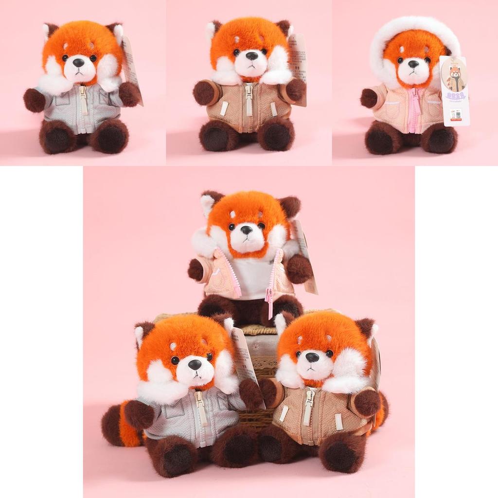 Adorable 20cm Cute Panda Plush Toy Stuffed Animal Doll For Kids Birthday Gift