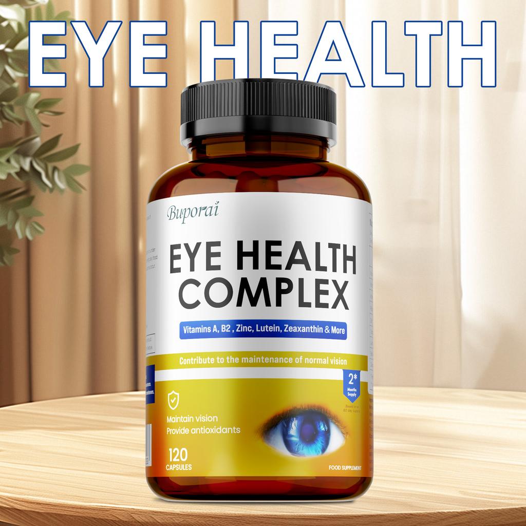 Rich In Vitamin A, Lutein, Zeaxanthin Capsules, Supports Eye Health, Antioxidant Properties, Suitable for Adults.