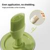 Glass Oil Bottle Silicone Brush Integrated Oil Pot Vinegar Jar Easy-Fill Wide Mouth Oil Dispenser for Barbecue Frying Baking Cooking