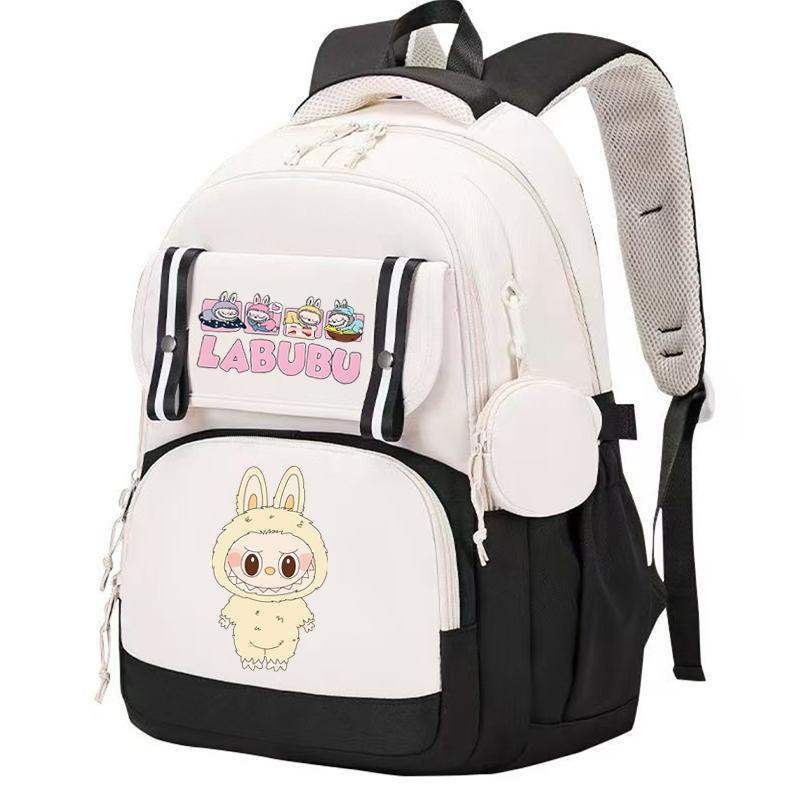 Cute Printed Backpack Teenager Student Girl Boy Knapsack Large Capacity Waterproof Casual Bag Coin Purse Women Laptop Bag Mochila