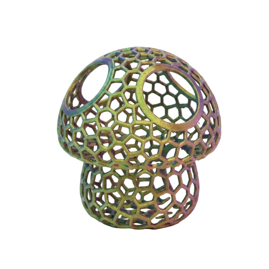 Aquarium Decoration Mushroom Shape Hollow Resin Ornament for Fish Tank Aquascaping and Underwater Landscape Design