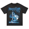 Halestorm Storm Band Hard Rock Punk American Vintage Streetwear Loose Cotton ShortSleeved Mens TShirt