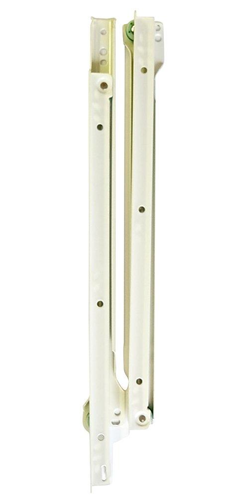 Waki Sangyo Slide Rail Bottom Roller Rail 350mm 2 Pieces WS3835 (Pair)