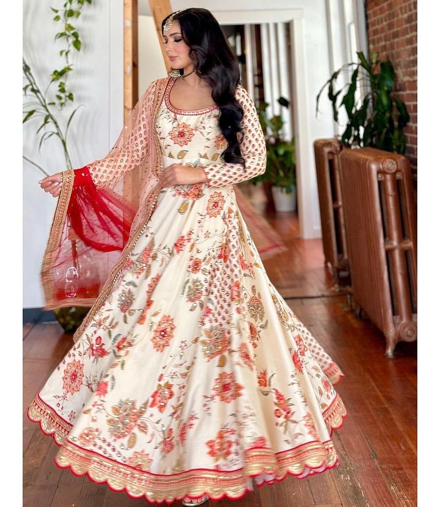 Indischer pakistanischer Anarkali Salwar Anzug Salwar Kameez Frauen Bollywood Party Wear Ethno
