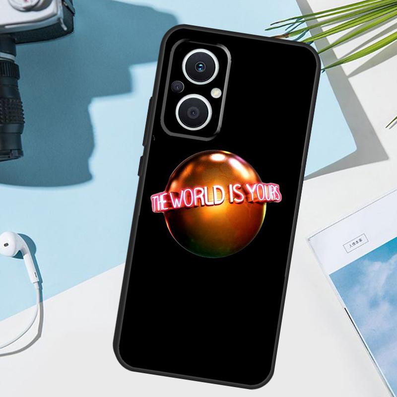 Scarface The World Is Yours Cover For OPPO Reno 7 8 Lite 10 12 13 14 Pro 11 F 12F 13F 14F OPPO Find X8 X5 X6 X9 Pro Case