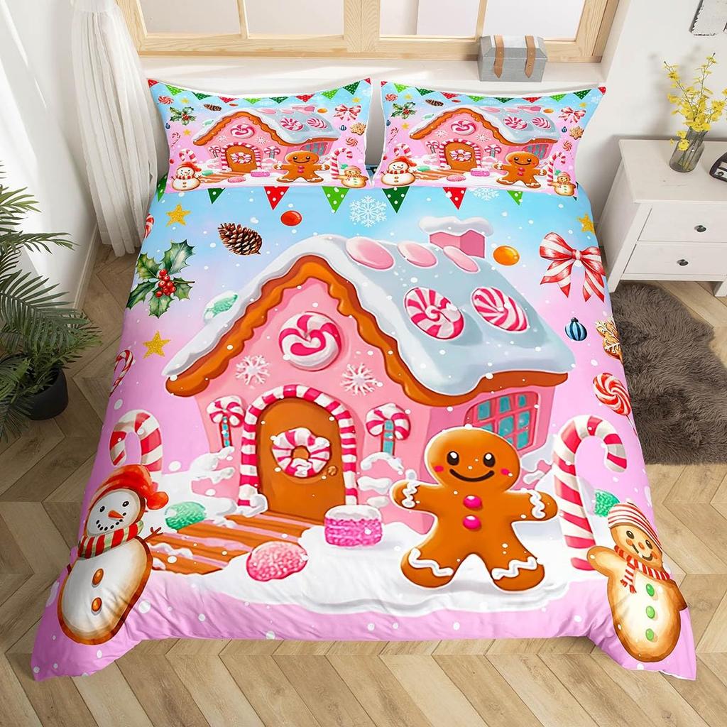 Candy Duvet Covers For Kids Boys Girls Queen King Size Lightweight Down Room Decor 2 Pillowcases And 1 Duvet Cover No Comforter