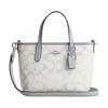 City 15 Removable Shoulder Strap Artificial Leather Split Cow Leather Tote Tote Bag Shopping Bag Shoulder Handbag Mini Women’s Blue