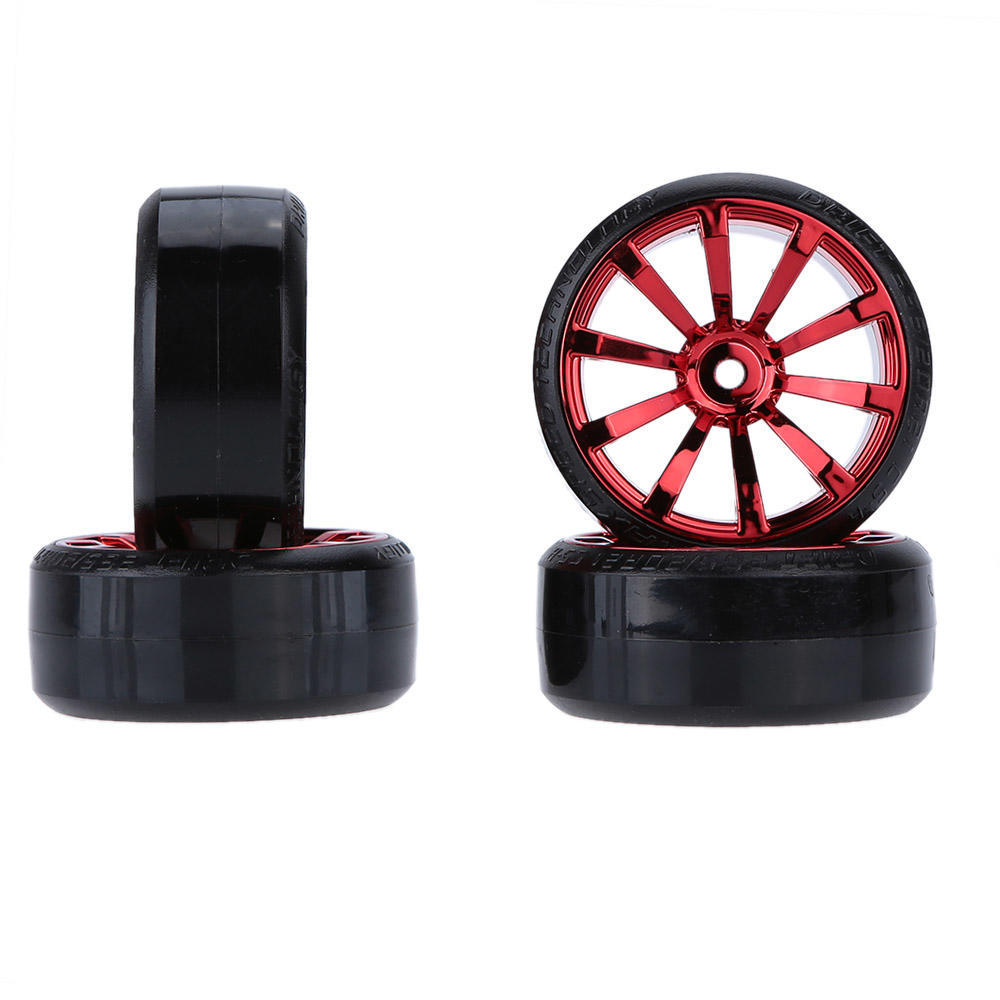 4 st/set 1/10 Drift Car Däck Hårt Däck för HSP On-Road Drifting Car