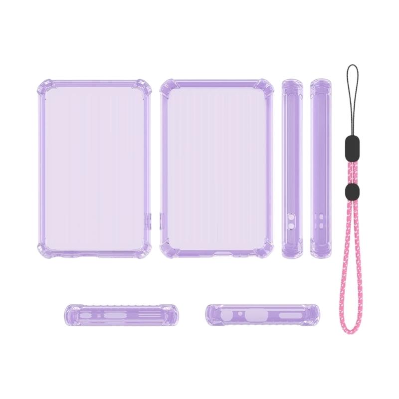 Flexible Cover for Digital Music Player with Headset Port Openings, Corner Guards and Carry Lanyard for for Innioasis Y1 Shell