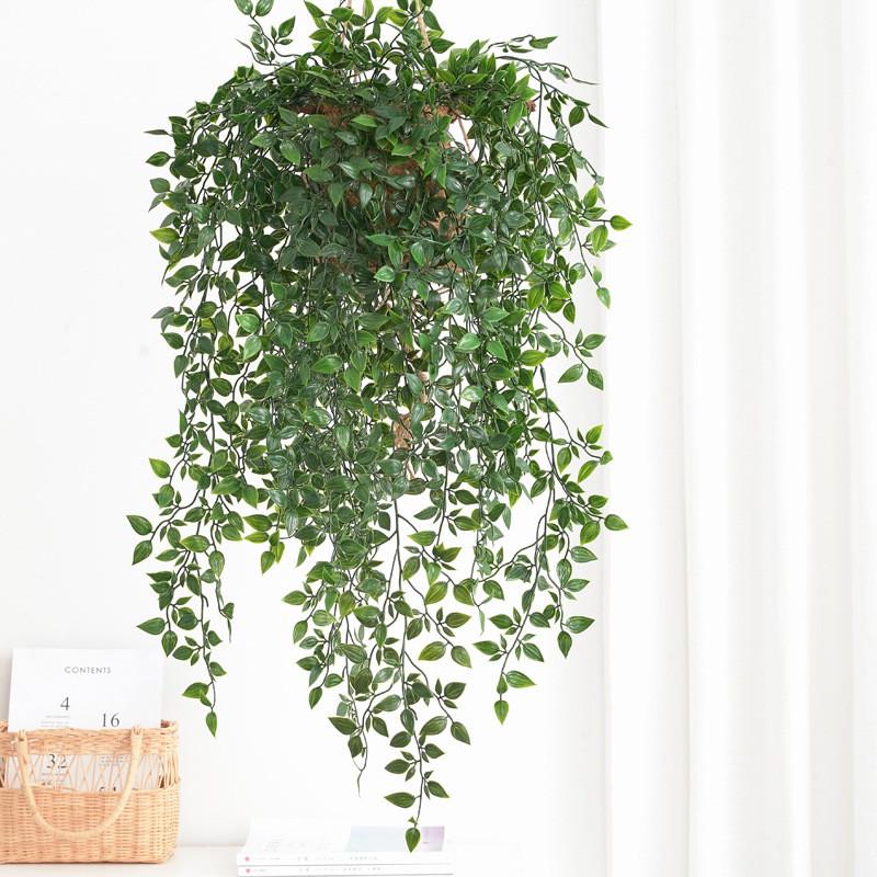 Epipremnum Faux Aureum Plant Wall Hanging Durable Material Interior Decor