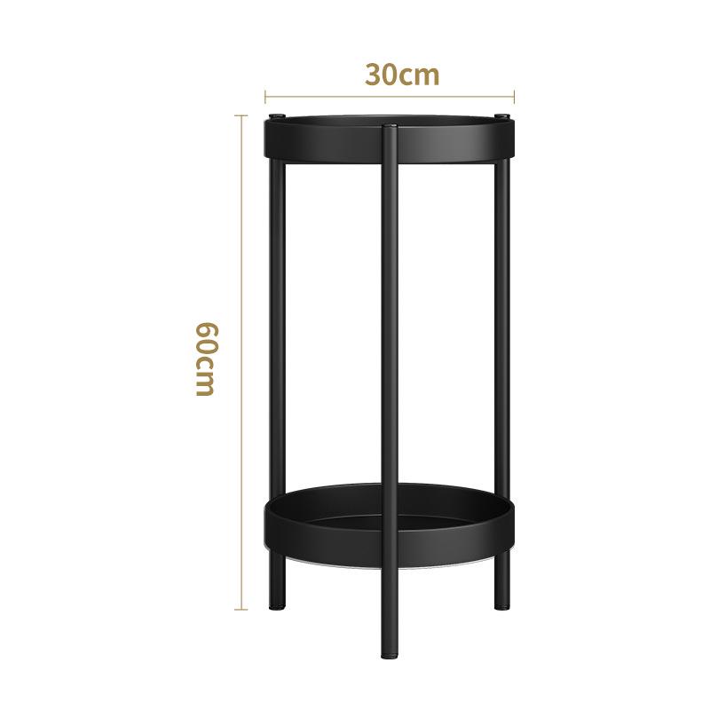 Elegant Multi-Tier Wrought Iron Indoor Plant Stand for Balcony or Living Room