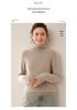 Women's Thick Cashmere High-Neck Sweater for Autumn and Winter