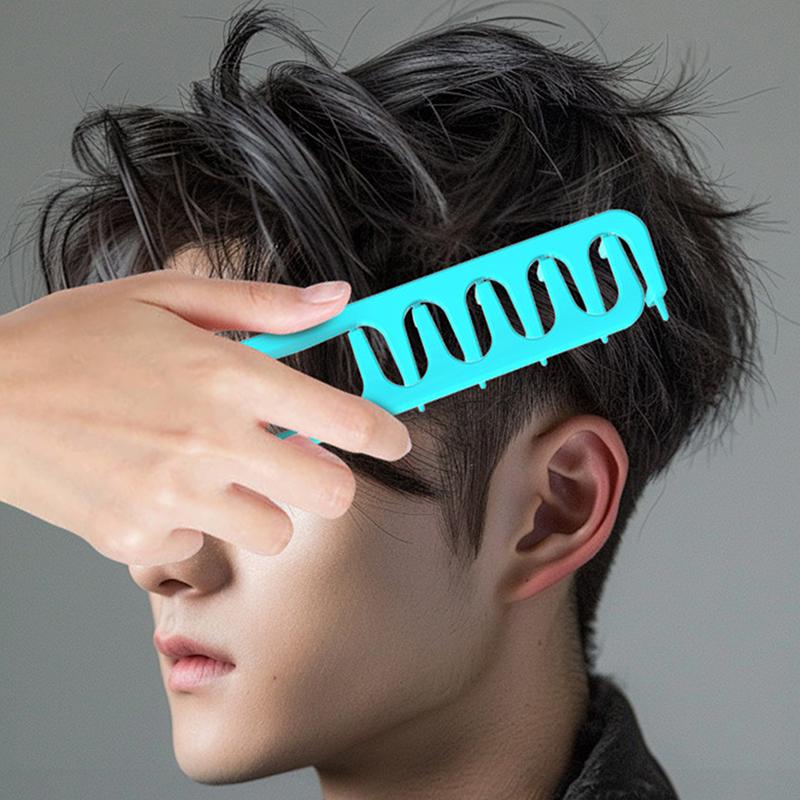 Hacim Veren Geniş Dişli Saç Şekillendirme Tarağı Kıvırma Aletleri Kabarık Doku Erkekler İçin Tüm Saç Tipleri İçin İdeal Saç Şekillendirme Aletleri